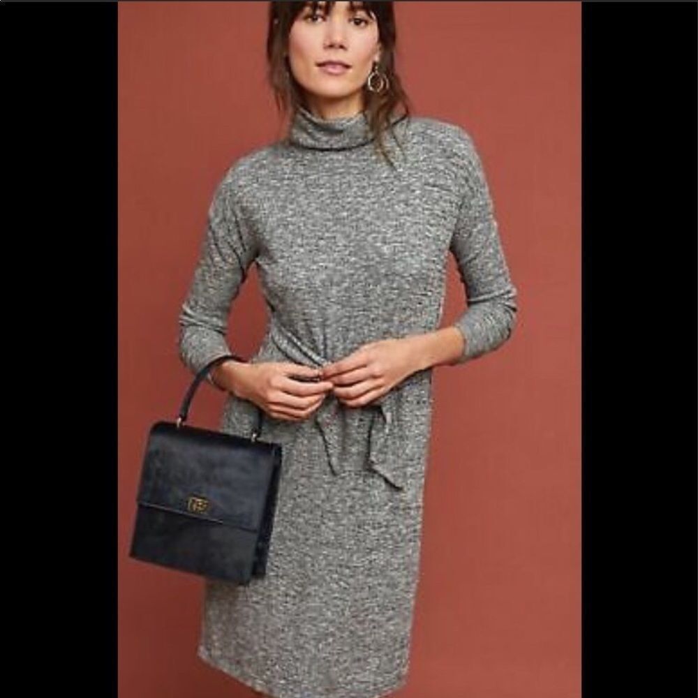 ANTHROPOLOGIE | Building 18 | Olivia Dress Gray S